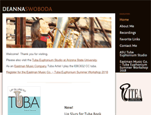 Tablet Screenshot of deannaswoboda.com